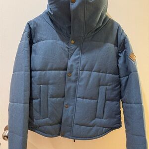 Blue Kids Puffer Jacket